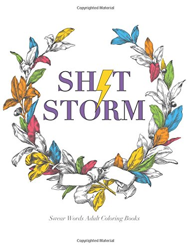 sh-t storm coloring book cover